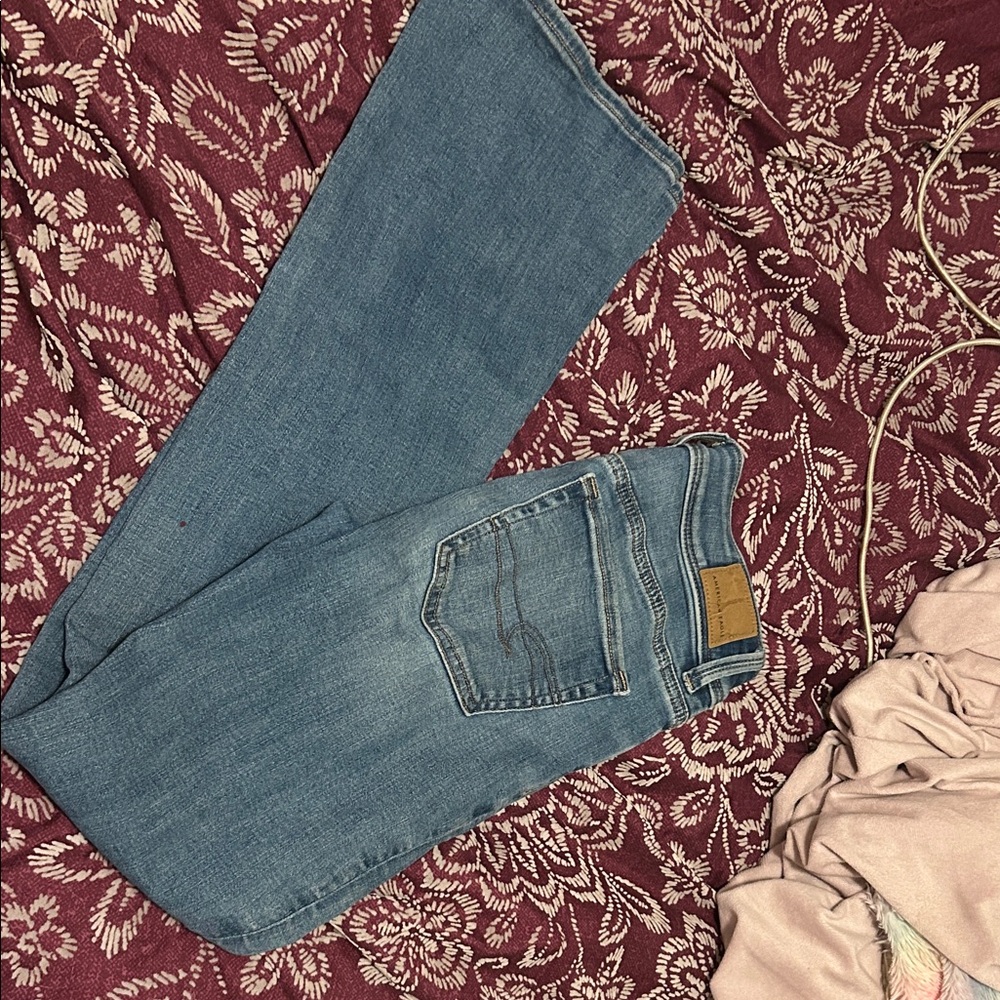 American Eagle Outfitters Blue Straight Leg Jeans